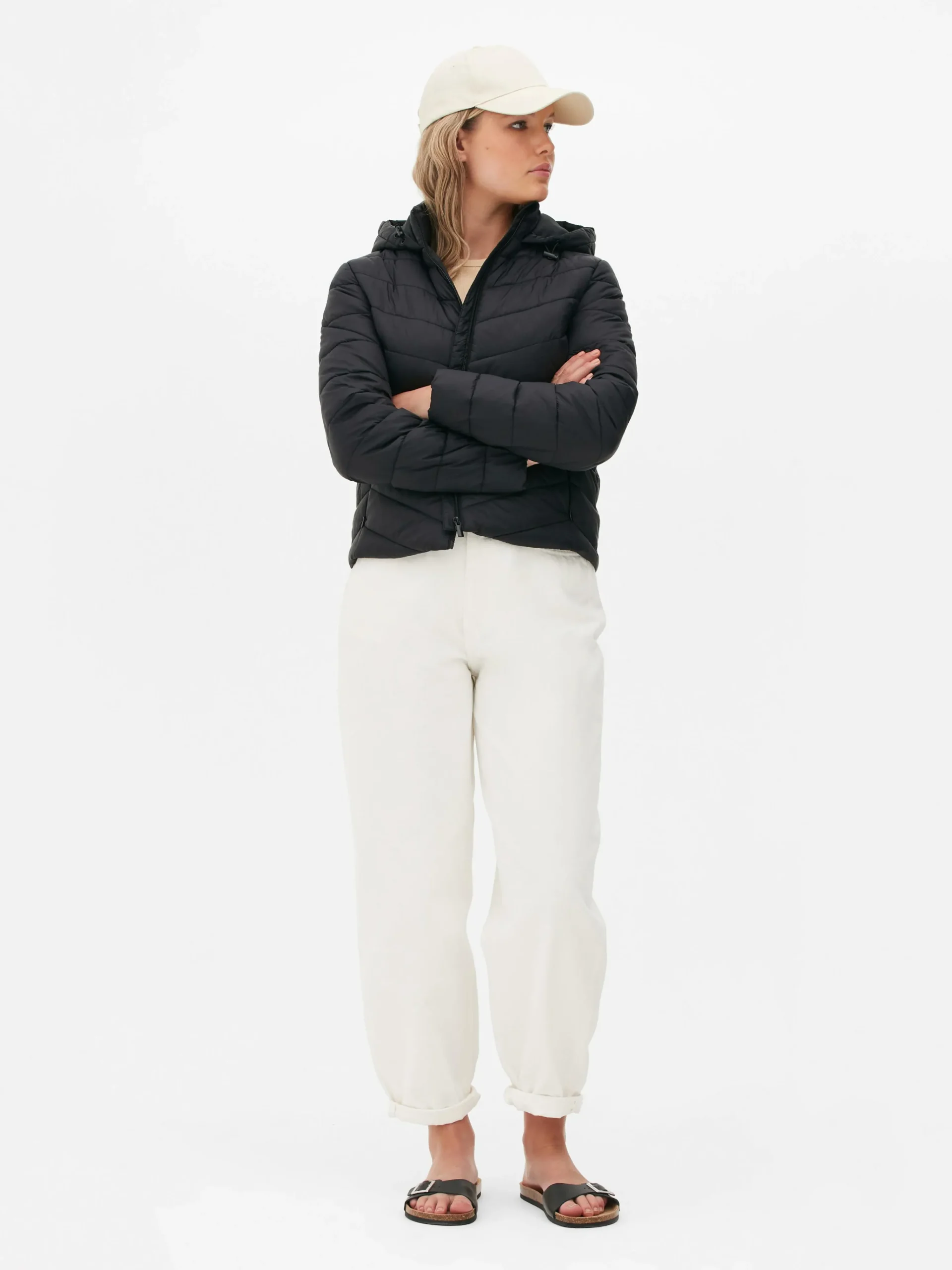 Femme Primark Manteaux Et Vestes|Une Doudoune Rembourrée à Capuche Super Légère