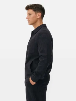 Homme Primark Manteaux Et Vestes|Veste Boutonnée à Rayures Fines Kem