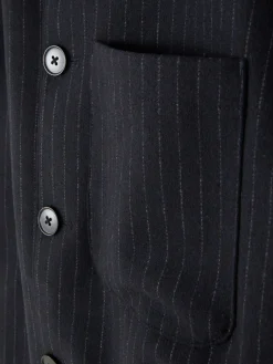 Homme Primark Manteaux Et Vestes|Veste Boutonnée à Rayures Fines Kem