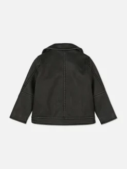 Primark Manteaux Et Vestes|Veste De Motard En Simili Cuir