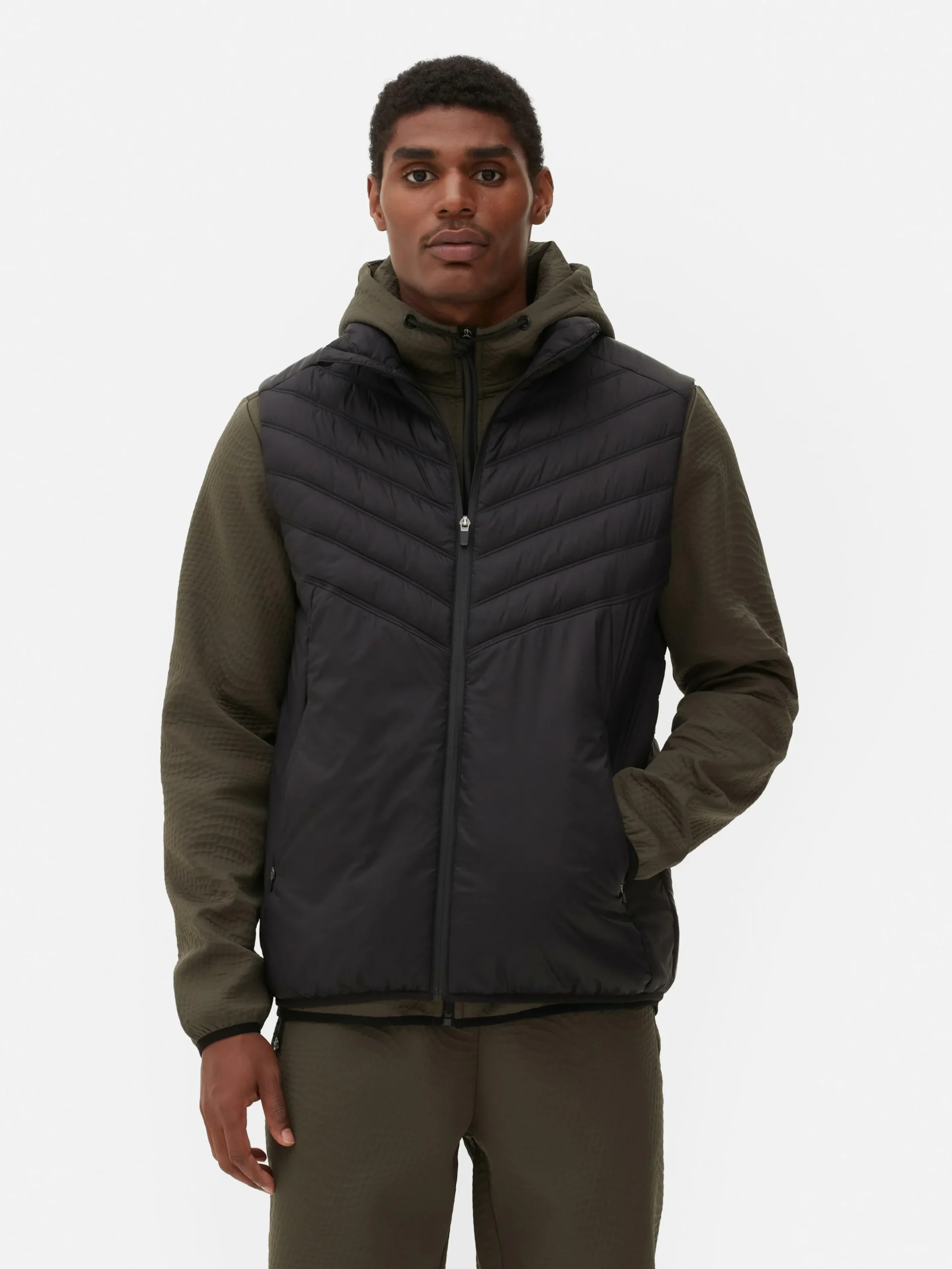 Homme Primark Manteaux Et Vestes|Vêtements De Sport|Veste De Sport Matelassée Sans Manches