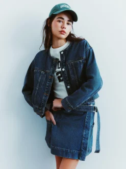 Femme Primark Denim|Manteaux Et Vestes|Veste En Jean Sans Col