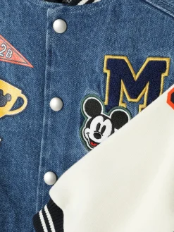 Enfant Primark Manteaux Et Vestes|Veste En Jean Style Universitaire Disney Mickey Mouse