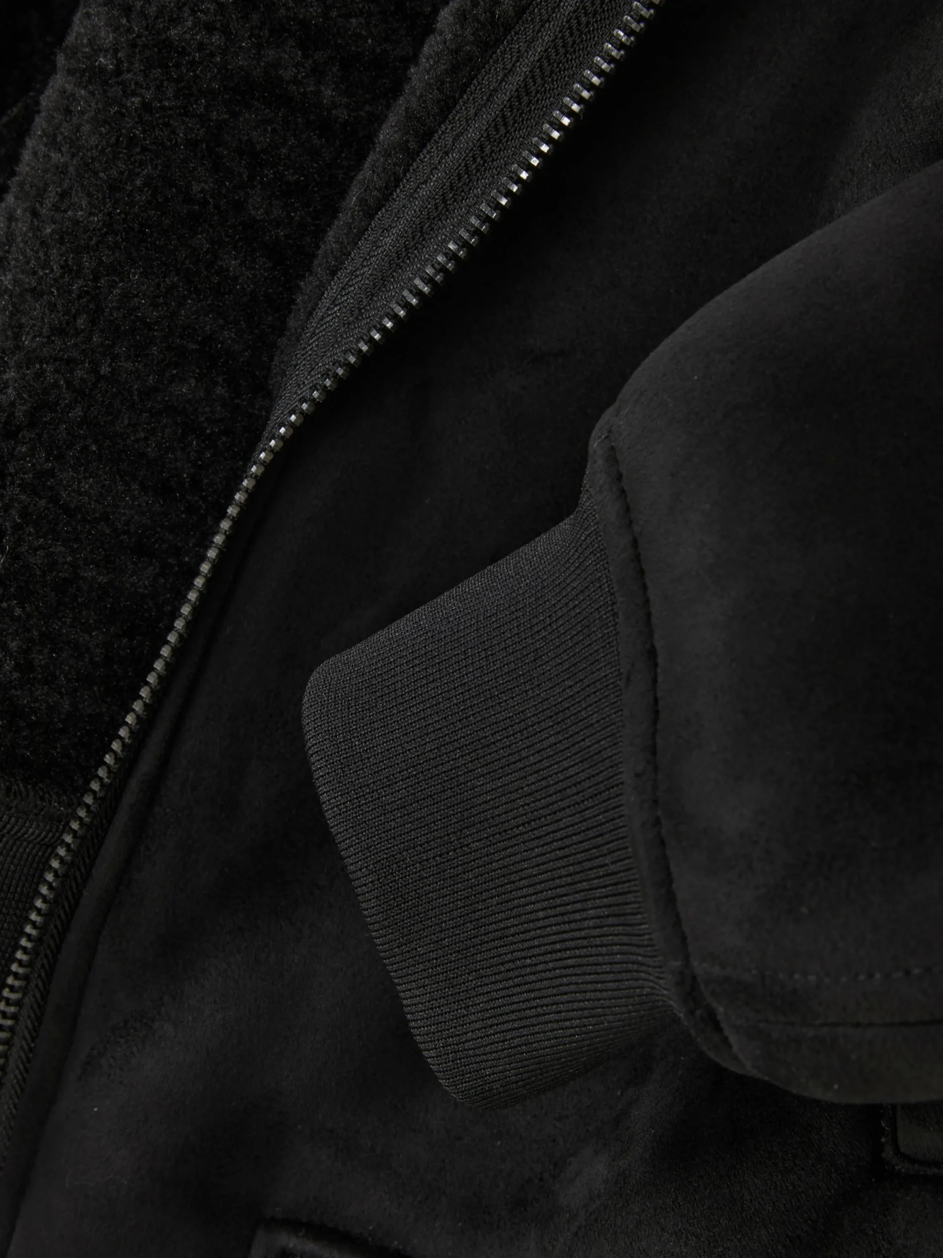 Homme Primark Manteaux Et Vestes|Veste En Suédine à Col Effet Mouton Retourné