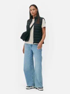 Femme Primark Manteaux Et Vestes|Veste Légère Sans Manches à Col Cheminée