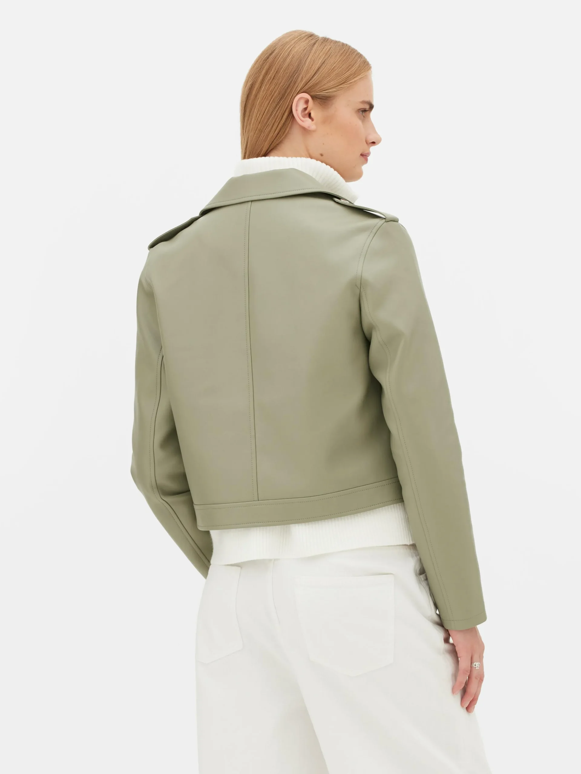 Femme Primark Manteaux Et Vestes|Veste Motard En Simili Cuir Essential