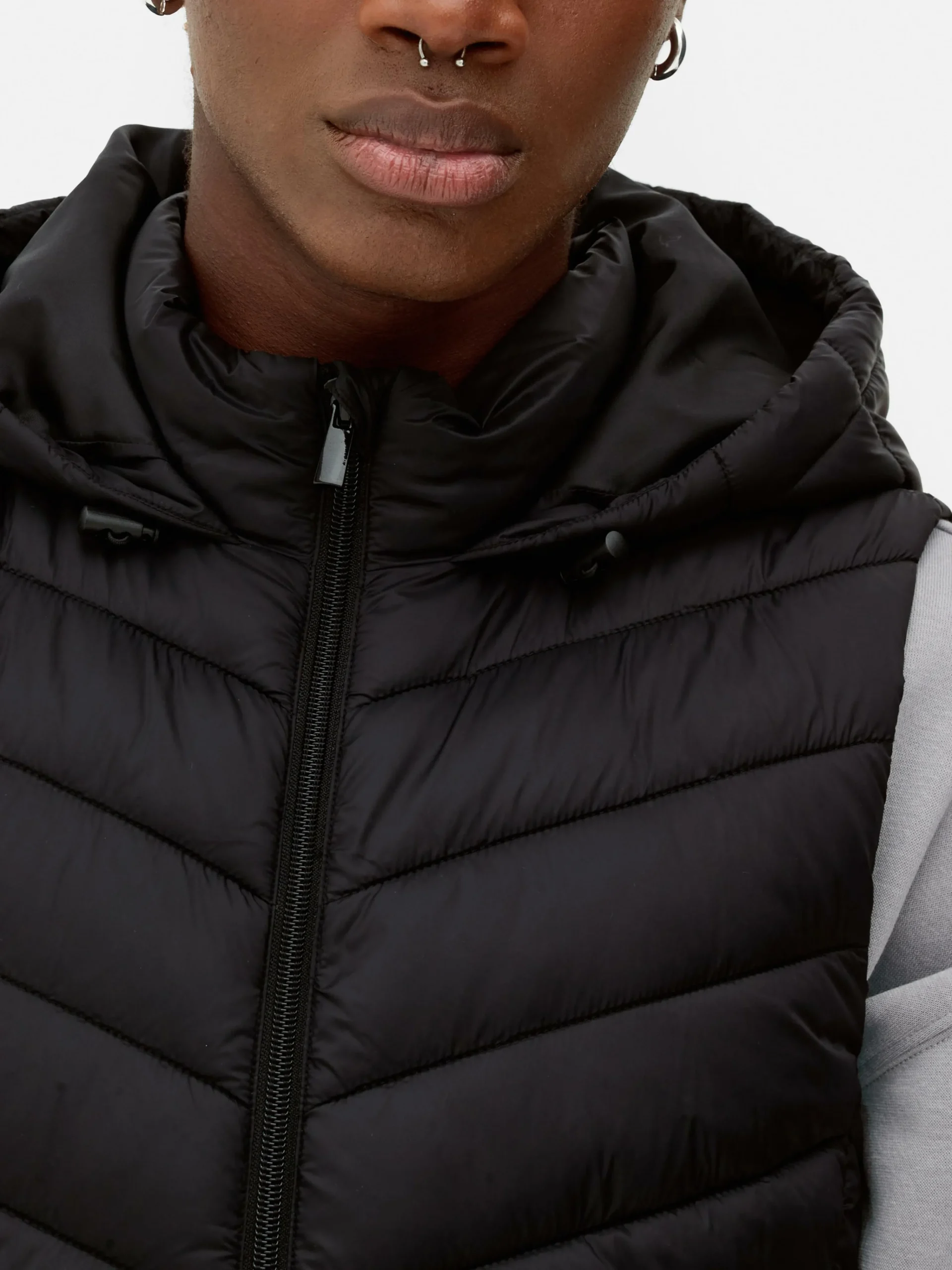 Femme Primark Manteaux Et Vestes|Veste Sans Manche à Capuche