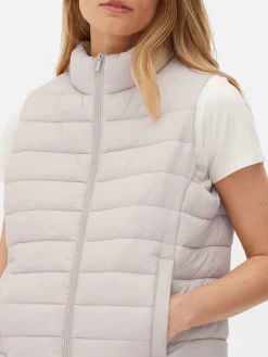 Femme Primark Manteaux Et Vestes|Veste Sans Manches à Col Cheminée