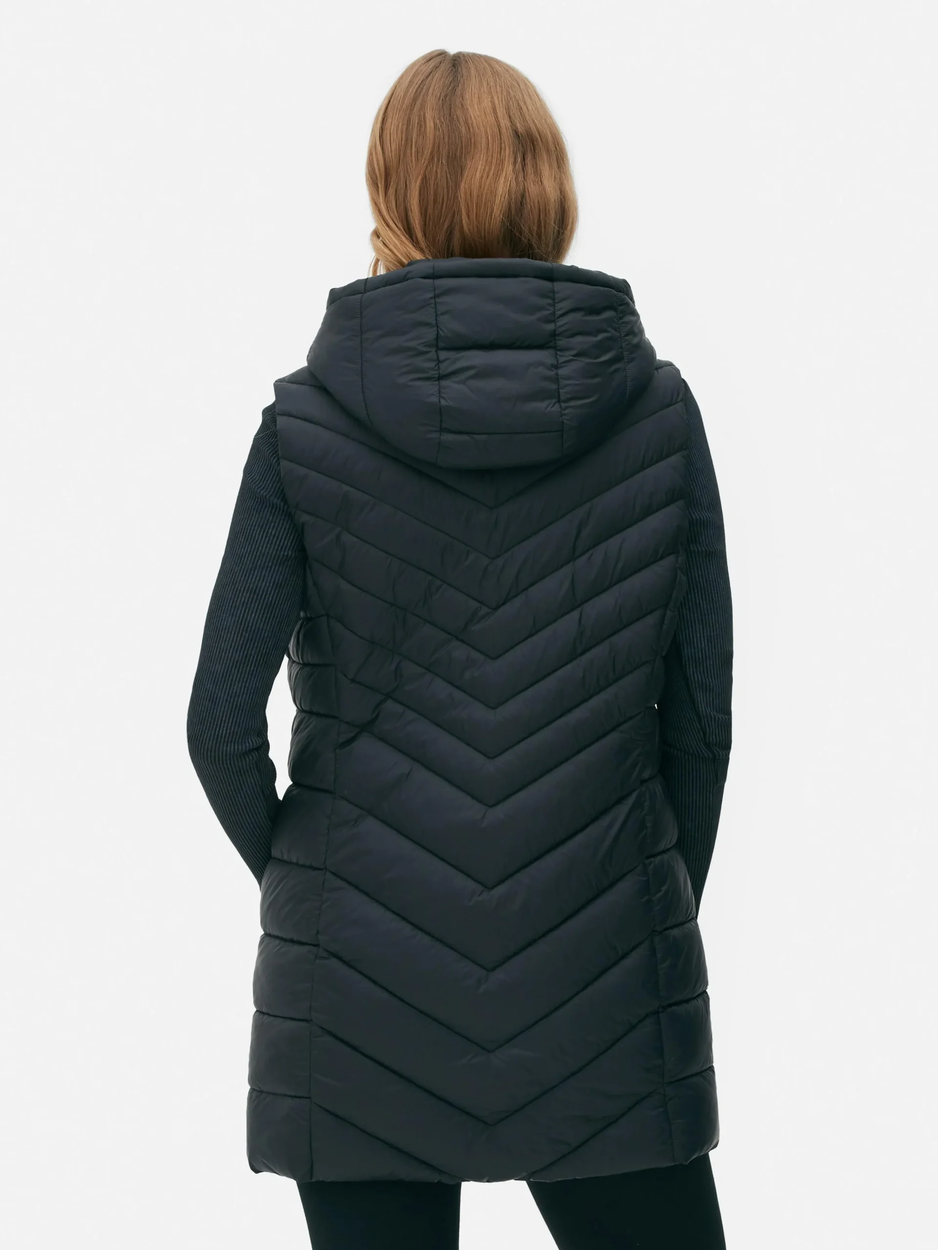 Femme Primark Manteaux Et Vestes|Veste Sans Manches Longue Matelassée