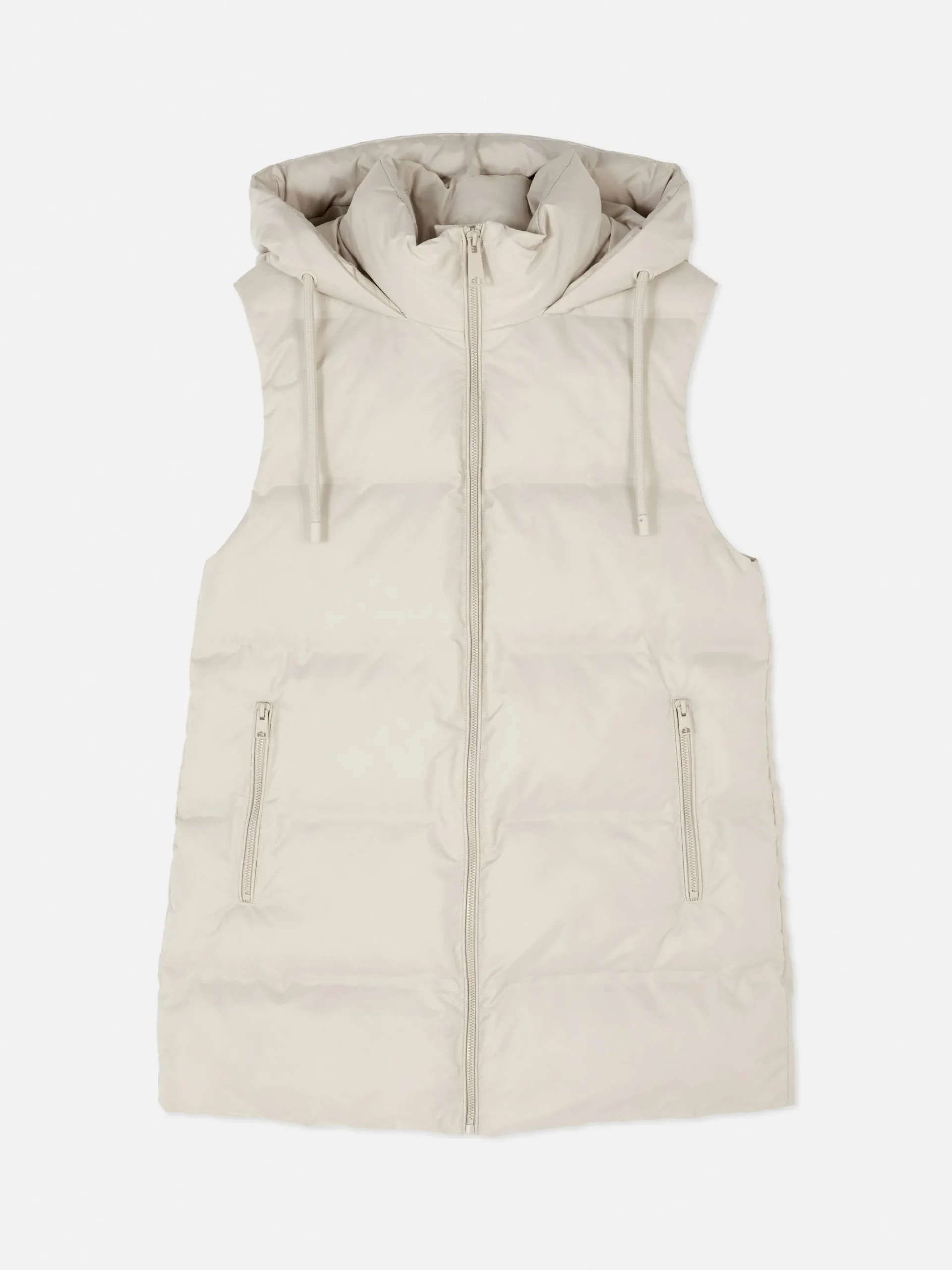 Femme Primark Manteaux Et Vestes|Veste Sans Manches Matelassée à Capuche