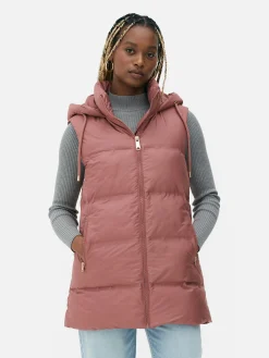 Femme Primark Manteaux Et Vestes|Veste Sans Manches Matelassée à Capuche