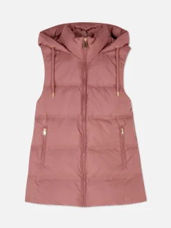 Femme Primark Manteaux Et Vestes|Veste Sans Manches Matelassée à Capuche