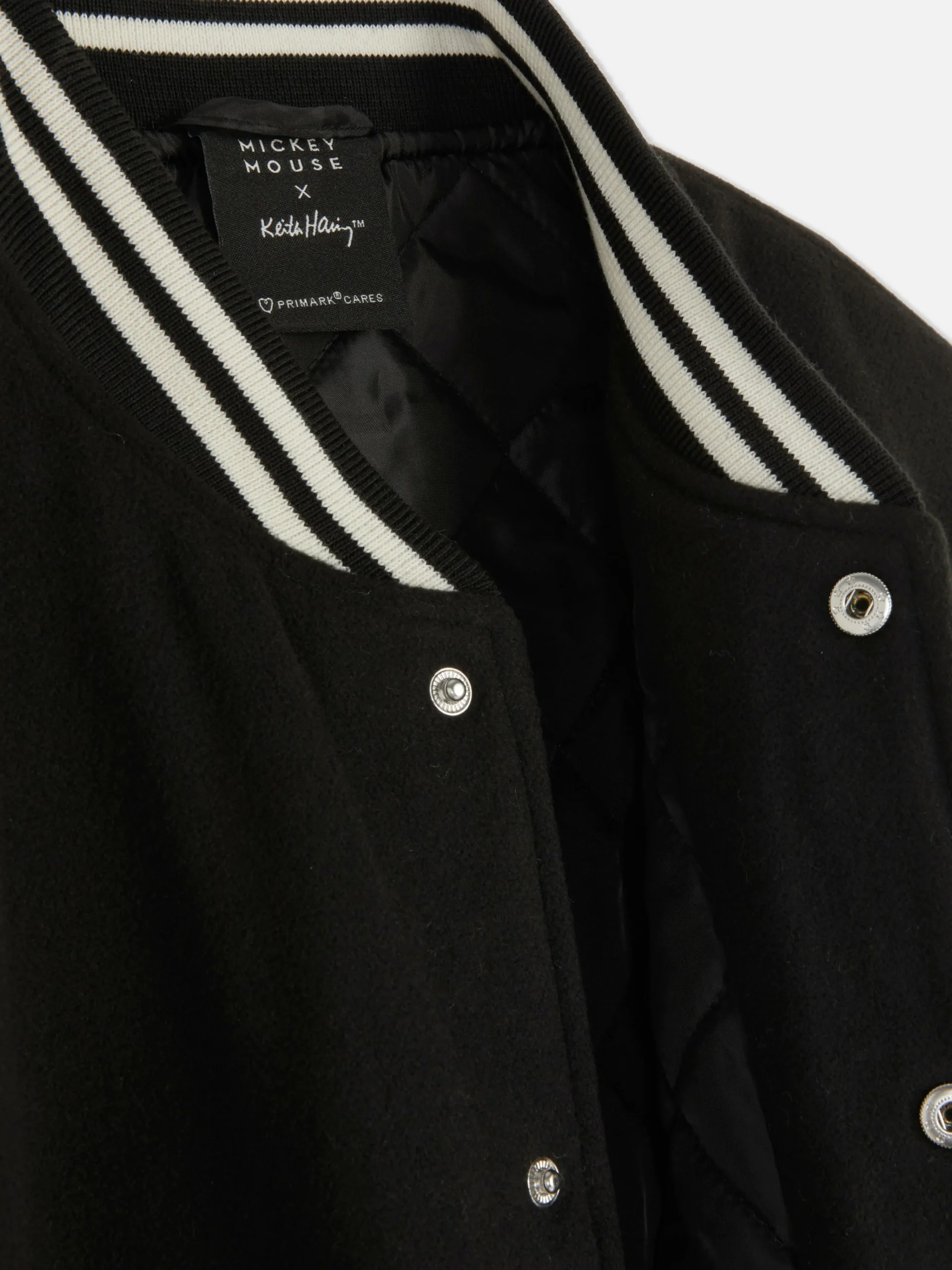 Homme Primark Manteaux Et Vestes|Veste Universitaire Disney Mickey Mouse X Keith Haring