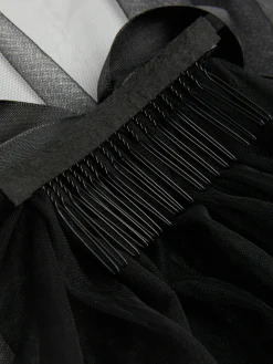 Femme Primark Vêtements Gothiques|Accessoires Cheveux|Voile En Tulle Beetlejuice X Colleen Atwood