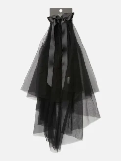 Femme Primark Vêtements Gothiques|Accessoires Cheveux|Voile En Tulle Beetlejuice X Colleen Atwood